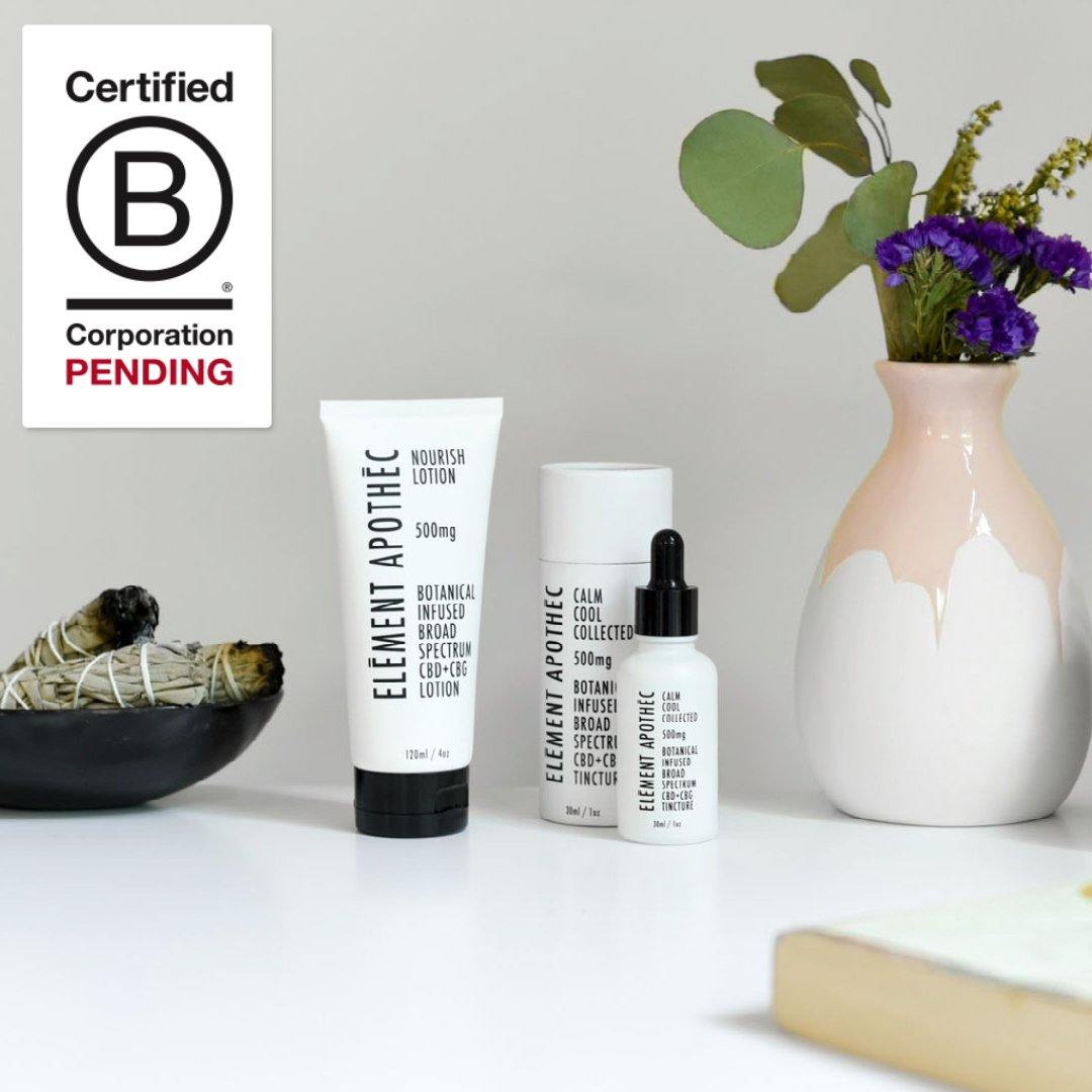 Phytocannabinoid Wellness Brand Element Apothec Receives Pending B Corp Certification - Element Apothec